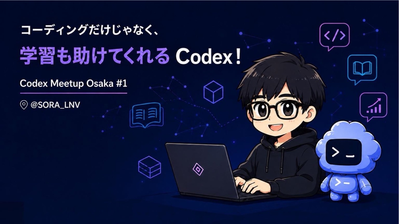 Codex Meetup Osaka #1 の登壇資料サムネイル